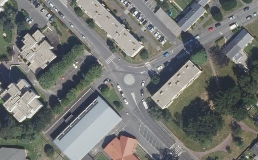Vue aérienne du Rue de la Fontaine Cornaille