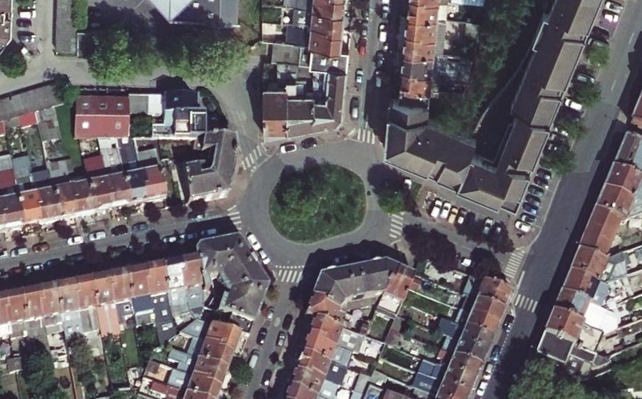 Vue aérienne du Place Michelet