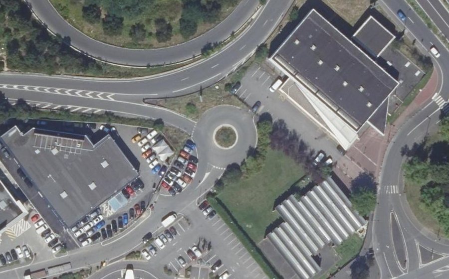 Vue aérienne du Rue Jacques Anquetil