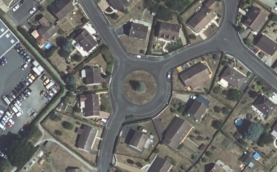 Vue aérienne du Rue Jacques Prévert