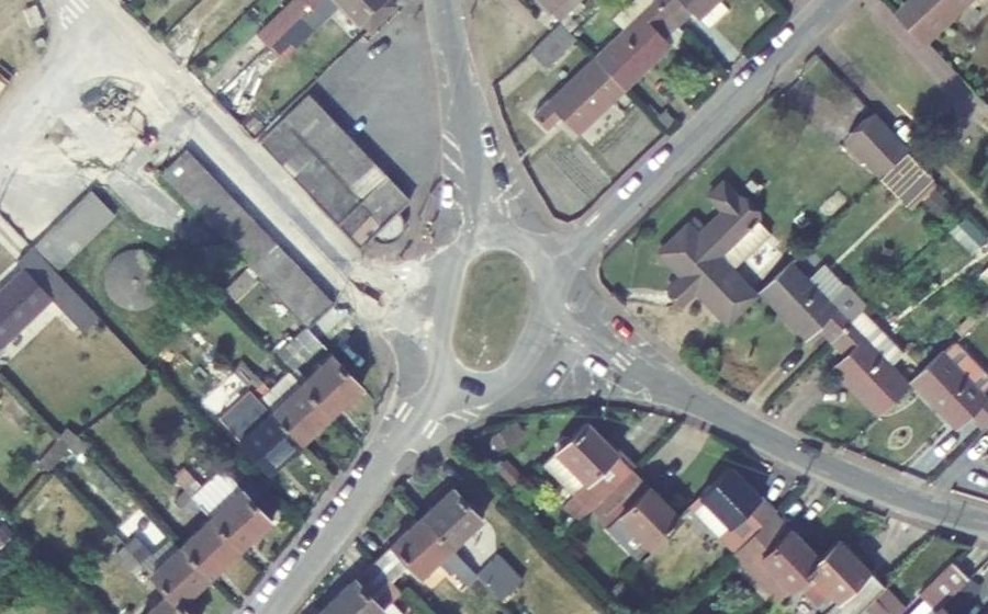 Vue aérienne du Square de Vitry