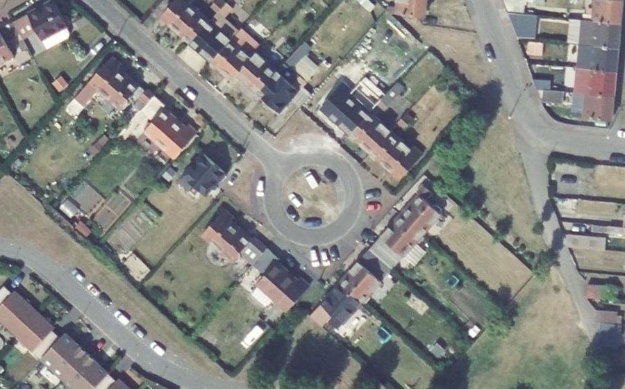 Vue aérienne du Allée de la Bienfaisance