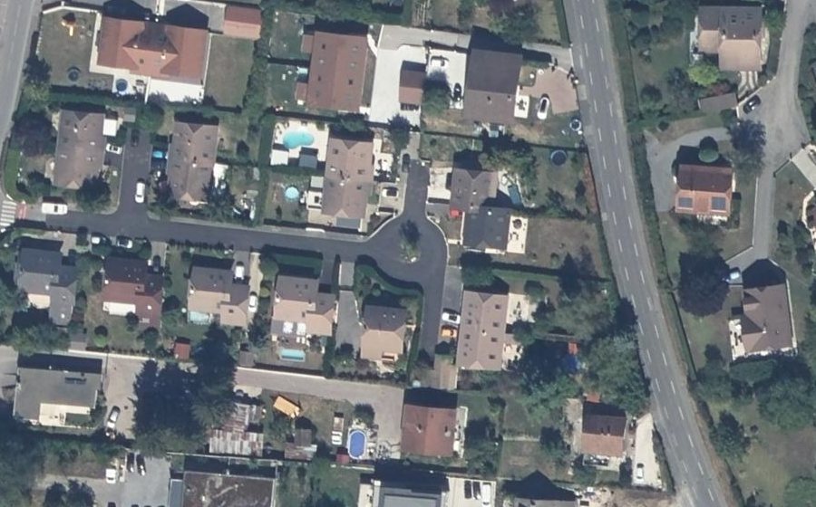 Vue aérienne du Impasse des Bouleaux