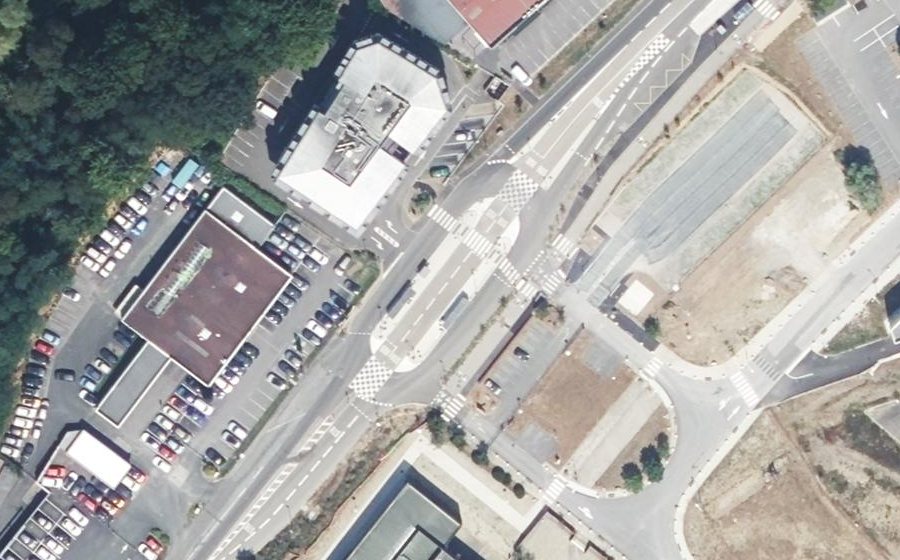 Vue aérienne du Giratoire Technocité
