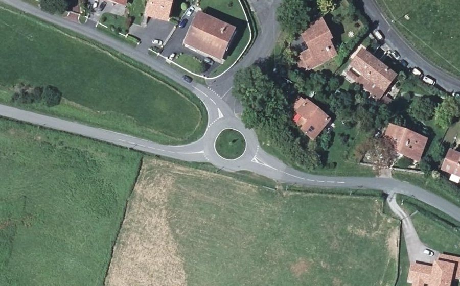 Vue aérienne du Chemin de Zuraidegarai