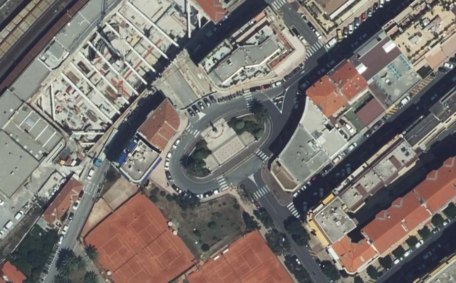 Vue aérienne du Place des Victoires