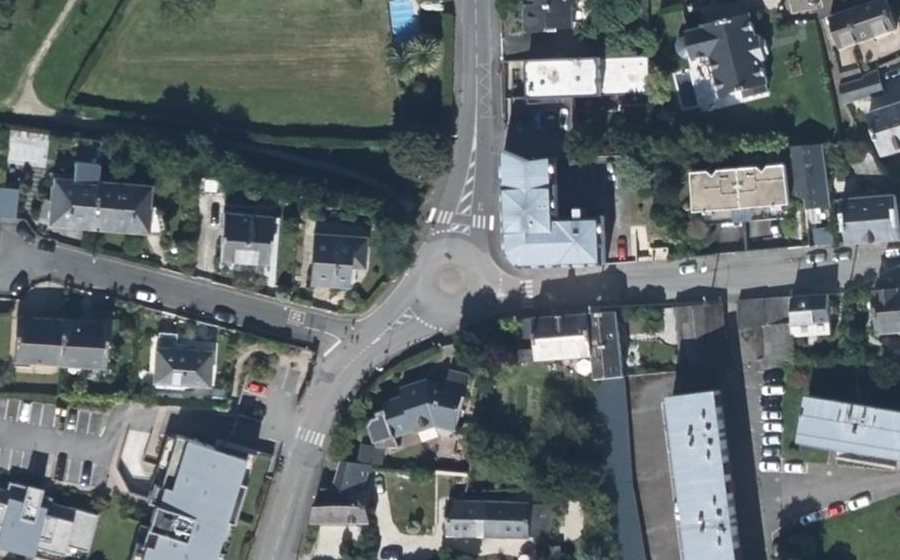 Vue aérienne du Giratoire du Rumor