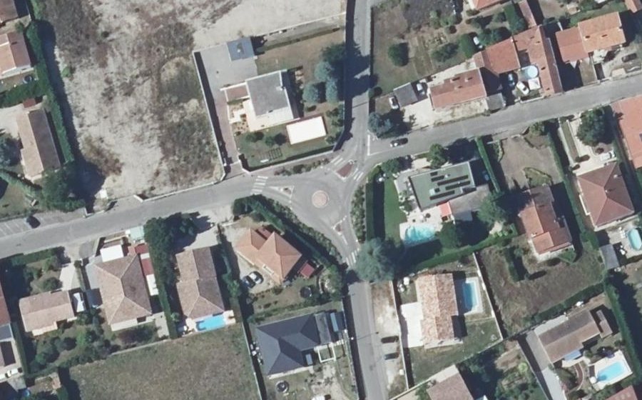 Vue aérienne du Rue du Terraly