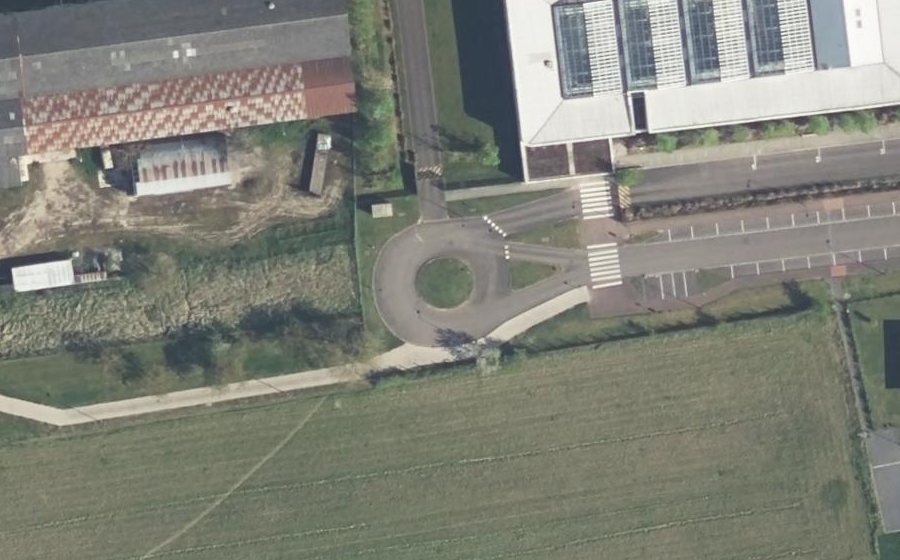Vue aérienne du Rue Marcel-Alin