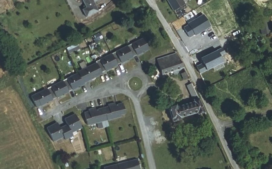 Vue aérienne du Square des Faux Quartiers