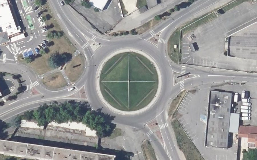 Vue aérienne du Giratoire n°2