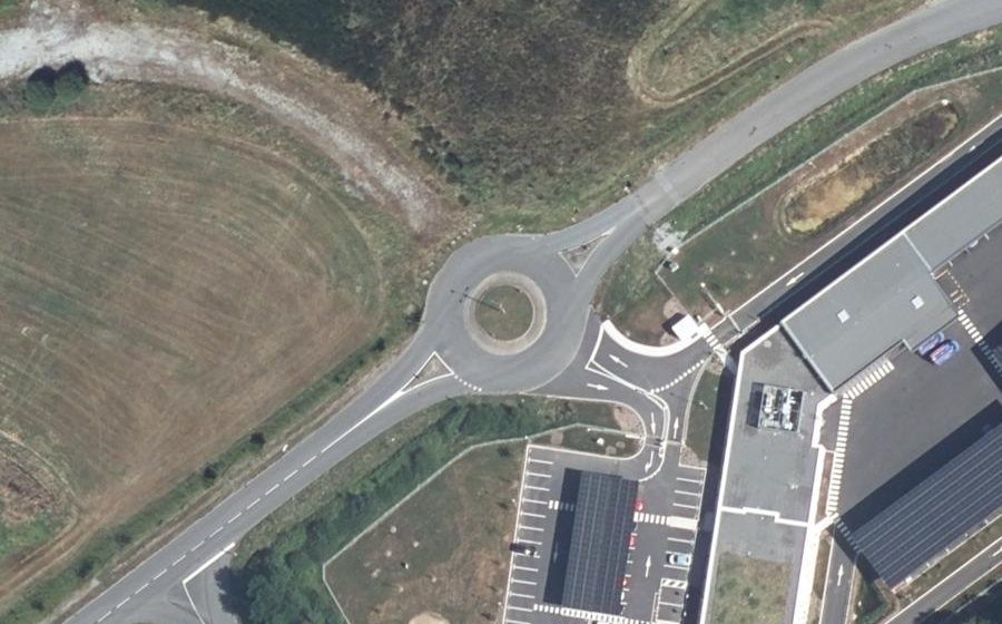Vue aérienne du Rue du Cros