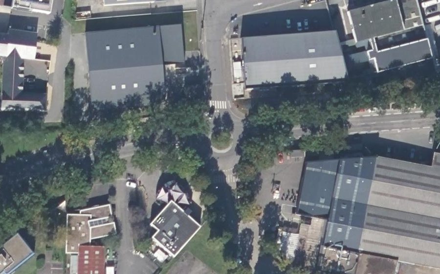 Vue aérienne du Rue du Bignon