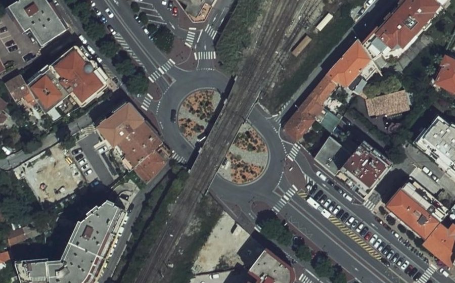 Vue aérienne du Cours René Coty