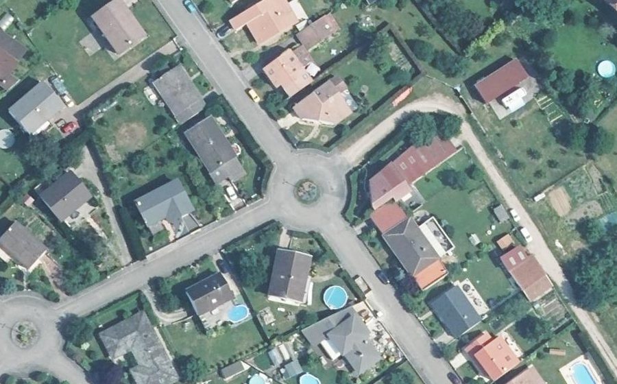 Vue aérienne du Rue des Chenevières