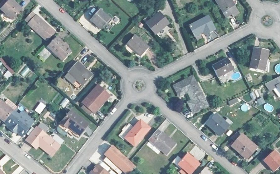 Vue aérienne du Rue du Breuil