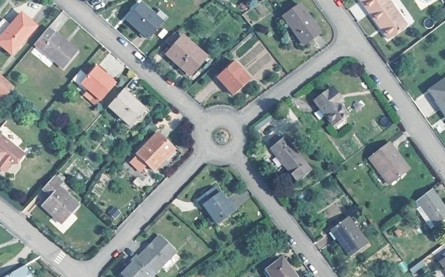 Vue aérienne du Rue du Breuil