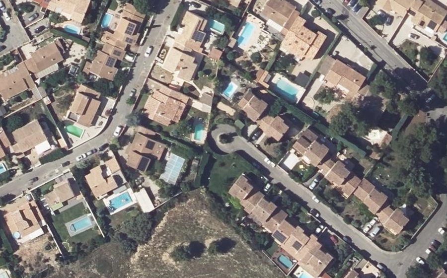 Vue aérienne du Les Bastides de Calas