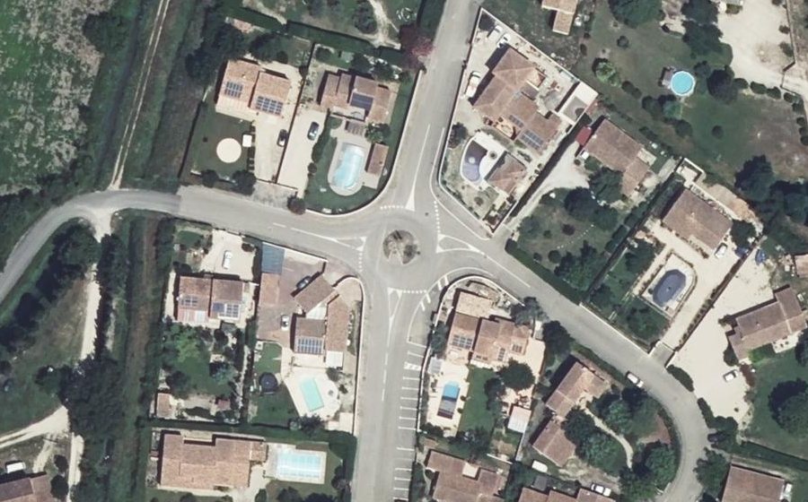 Vue aérienne du Lotissement le Grand Vallat