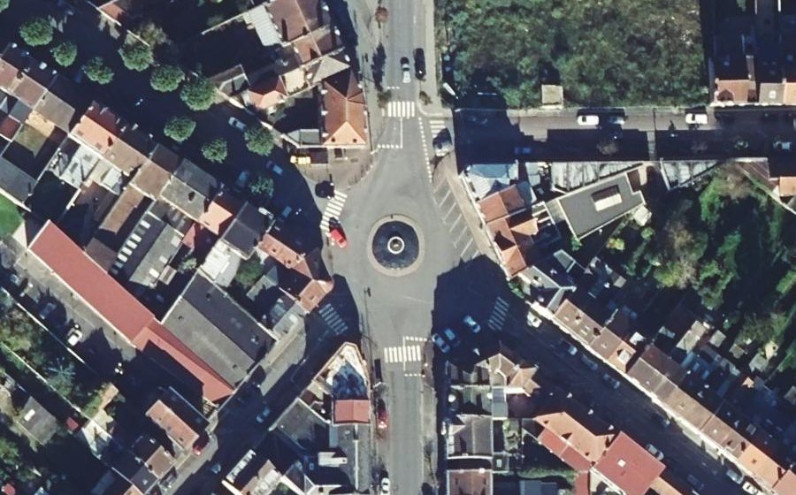 Vue aérienne du Place Alfred Légillon