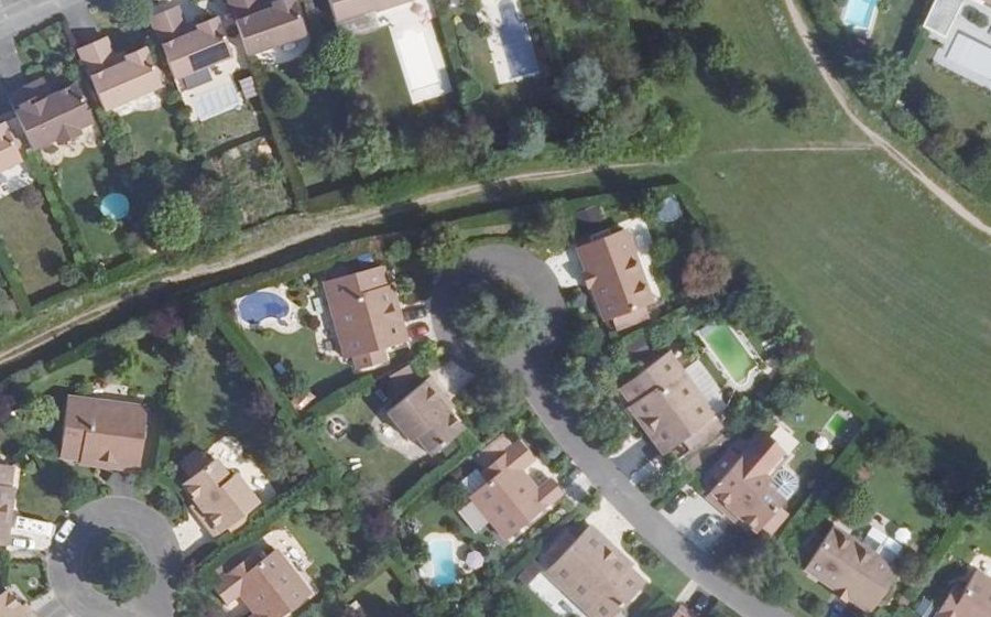 Vue aérienne du Rue du Carrousel
