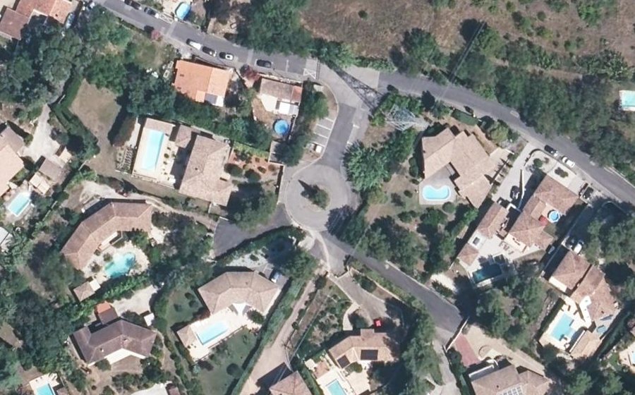 Vue aérienne du Impasse des Hauts de Guillery