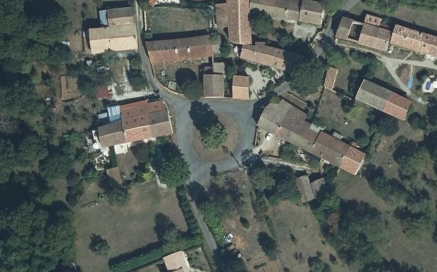 Vue aérienne du Place Celte