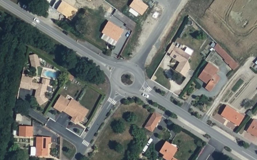 Vue aérienne du Avenue des Pierres Noires