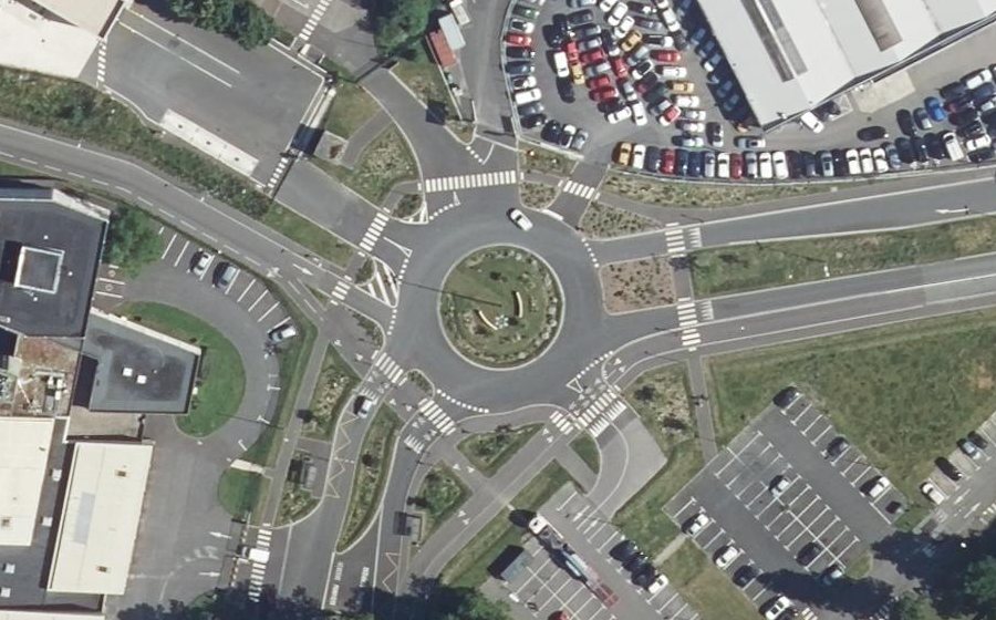 Vue aérienne du Rue Clément Bayard