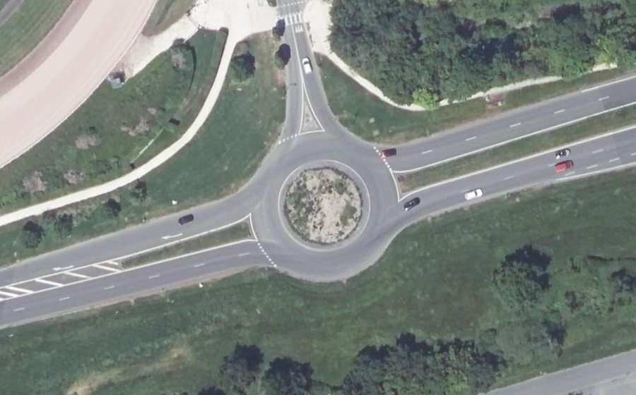 Vue aérienne du Avenue Jean Mermoz