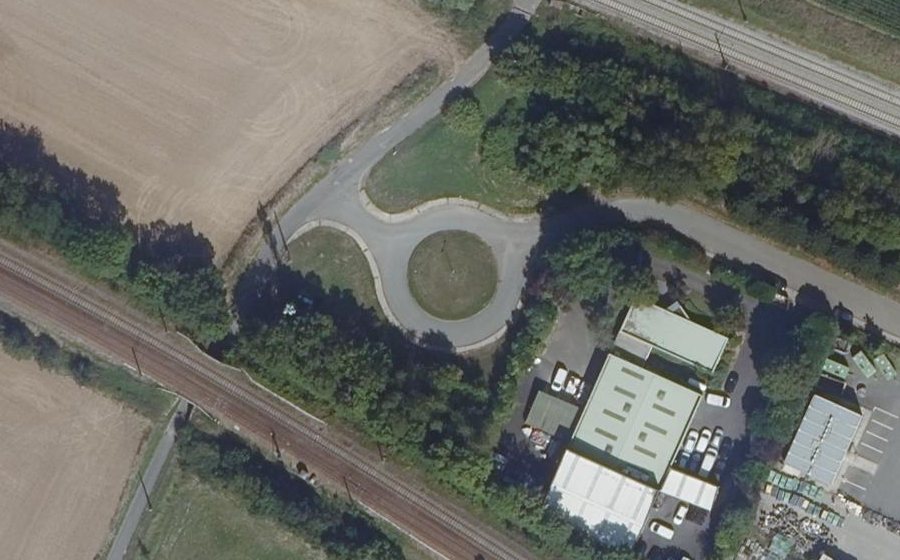 Vue aérienne du Rue de la Vallée Yart