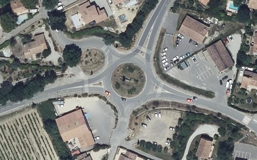 Vue aérienne du Carrefour Saint-Joseph