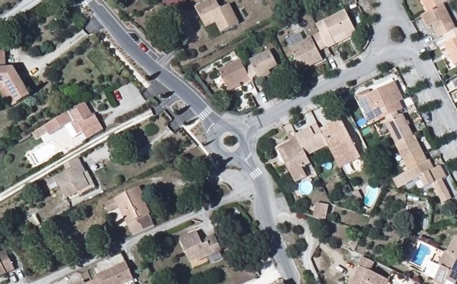 Vue aérienne du Rond-point anonyme n°174620011