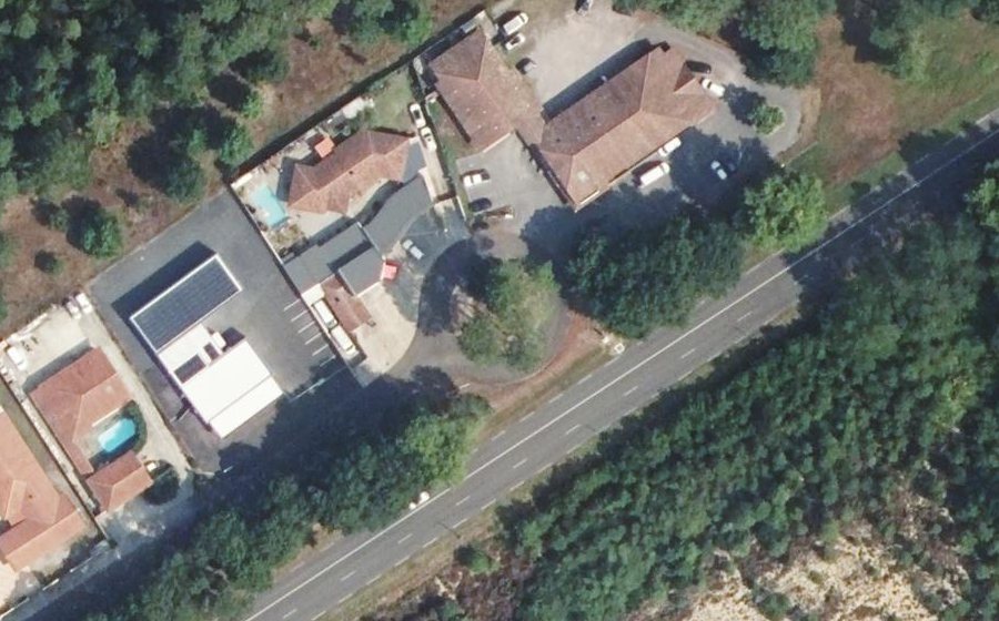 Vue aérienne du Rue des Artisans