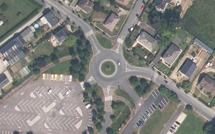 Vue aérienne du Avenue Georges Landry