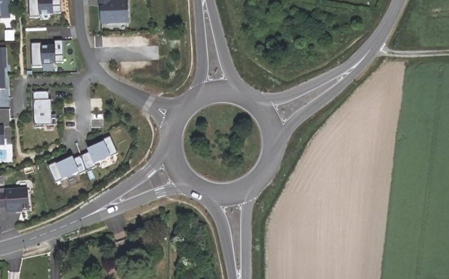 Vue aérienne du Rue des Moissonneurs