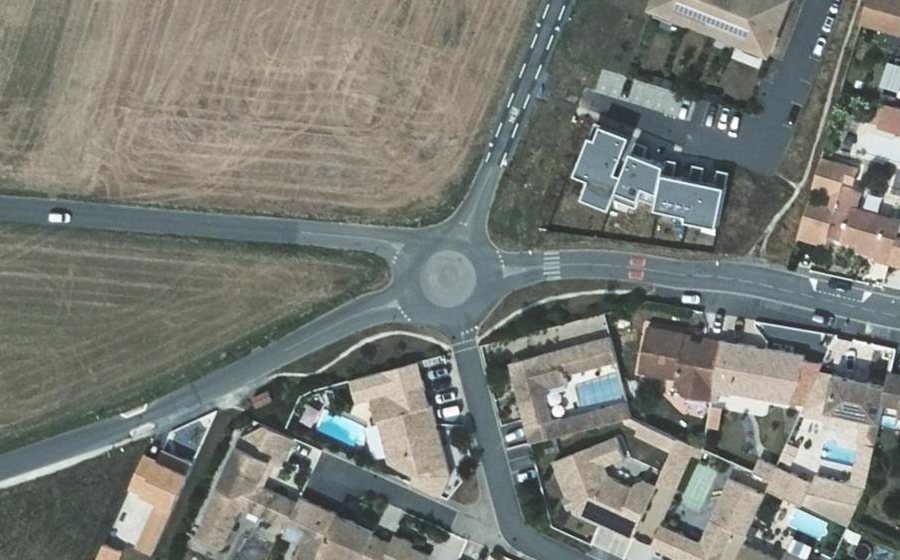 Vue aérienne du Rue du Treuil Gras