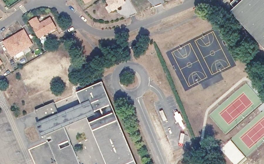Vue aérienne du Impasse du Marensin