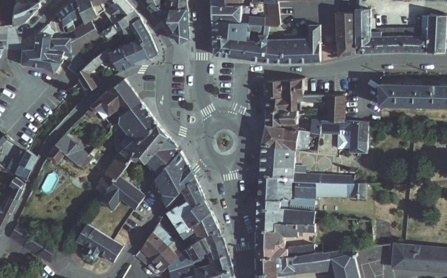 Vue aérienne du Place Ledru Rollin