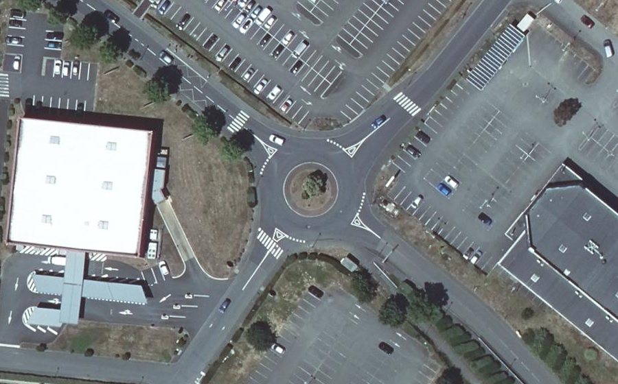 Vue aérienne du Rue Jean de Vignolles
