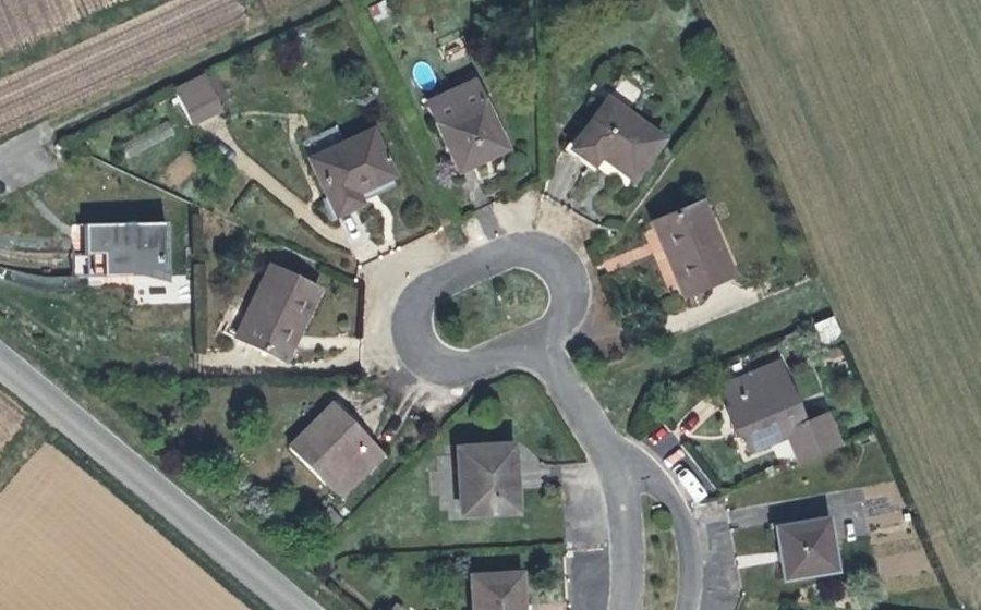 Vue aérienne du Lotissement des Rougemonts