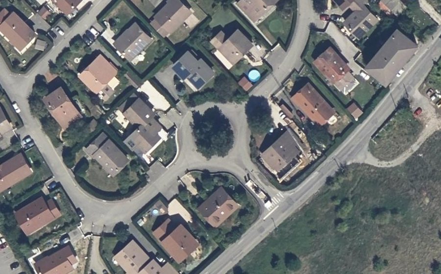 Vue aérienne du Rue des Soldanelles