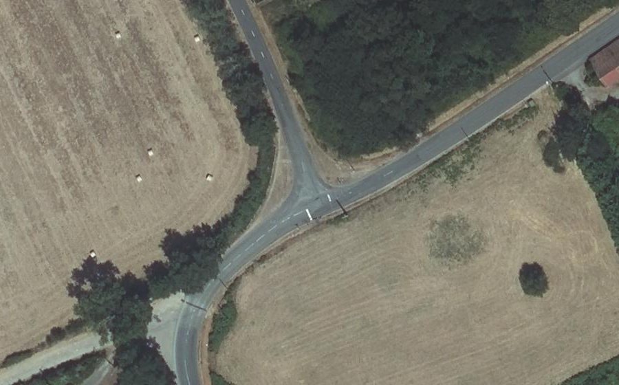 Vue aérienne du Route des Bons Enfants au Petit Tambour