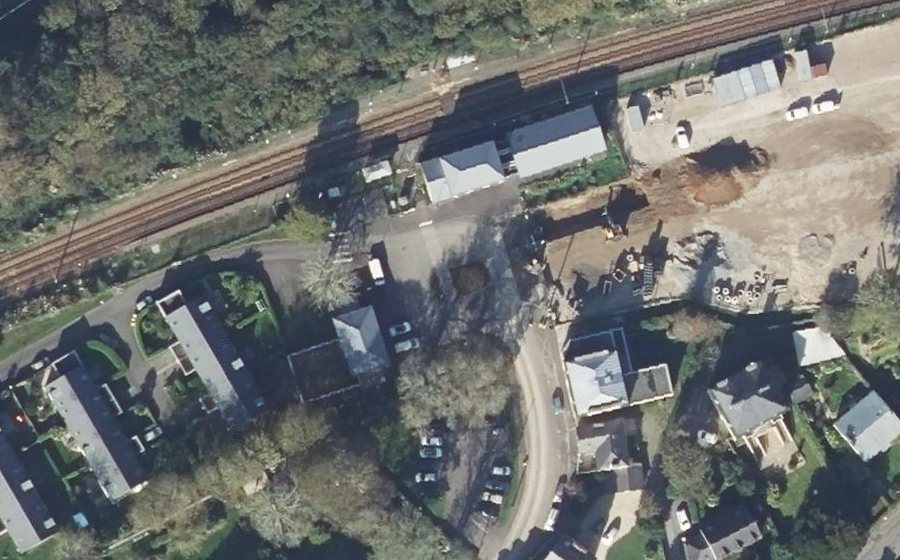 Vue aérienne du Place de la Gare