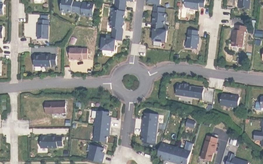 Vue aérienne du Rue de Géfosse