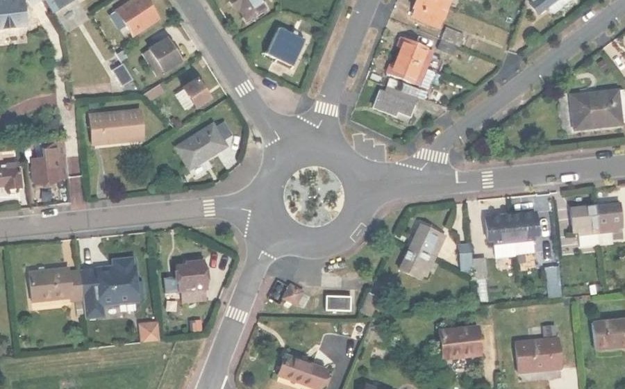 Vue aérienne du Place Loutrel