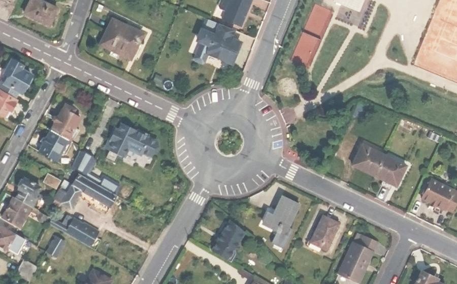 Vue aérienne du Rue du Docteur Sicard