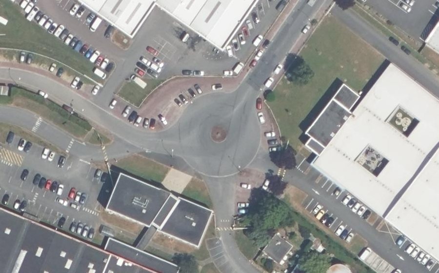 Vue aérienne du Rue de la Haye Mariaise