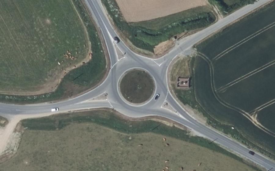 Vue aérienne du Porte de Landreau