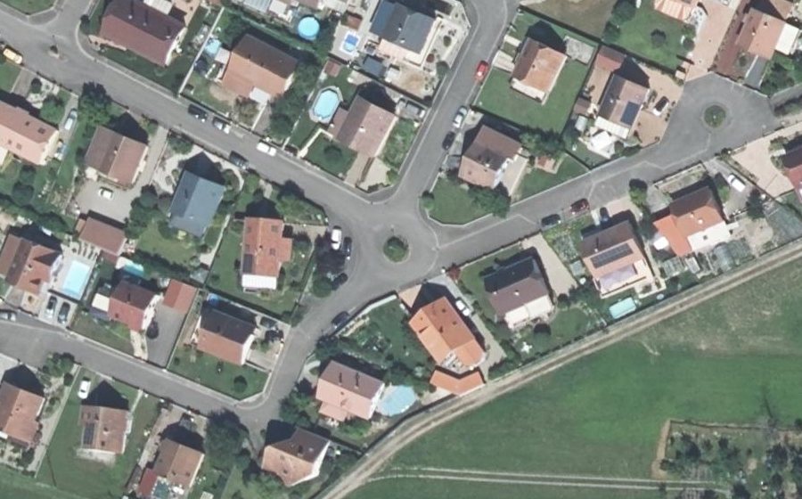 Vue aérienne du Rue du Hohwald